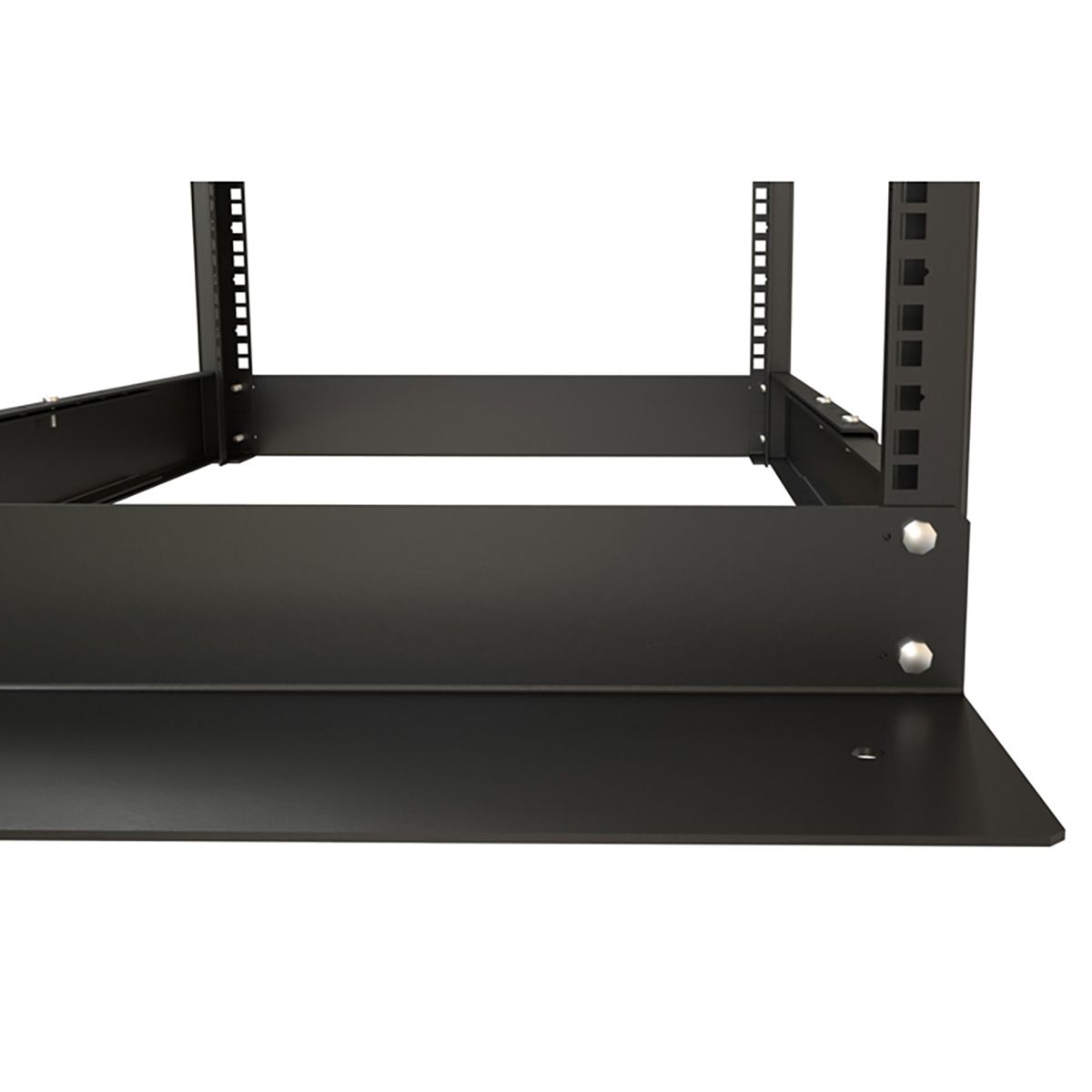 Шкаф Hyperline ORK2A-3281-RAL9005 Открытая стойка 32U высота 1625 мм, двухрамная, ширина 550 мм, глубина регулируется 800-1250 мм, цвет черный (RAL 9005)