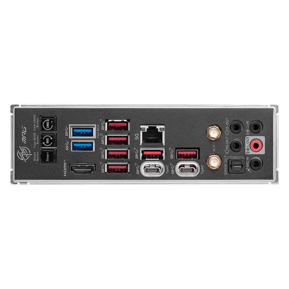 Материнская плата MSI MPG Z790 CARBON MAX WIFI II Z790, LGA1700, 4*DDR5, 2*PCIEx16, 1*PCIEx1, 5*M.2, 3*TypeC, 6*USB3.2Gen2, 4*USB3.2Gen1, 4*USB2.0, 6*SATA3.0, 5G, HDMI, ATX, RTL