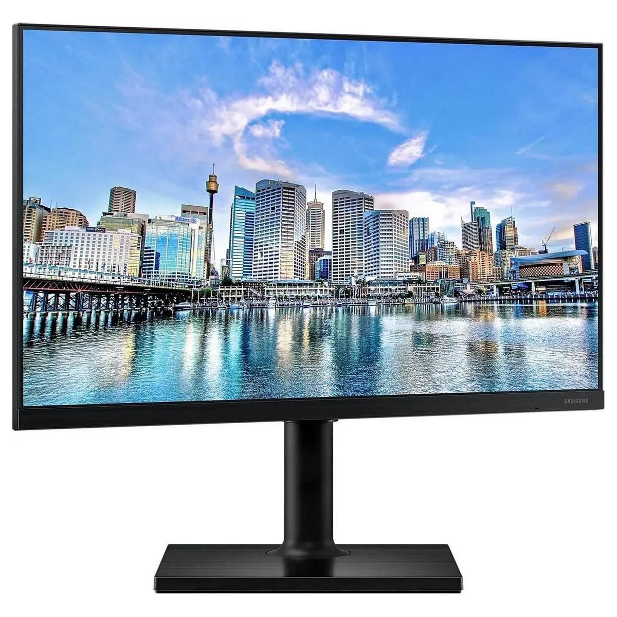 Монитор Samsung 23.8" SAMSUNG F24T450FQI Black (IPS, 1920x1080, HDMI+DP, 5 ms, 178/178, 250 cd/m, 1000:1, Pivot)