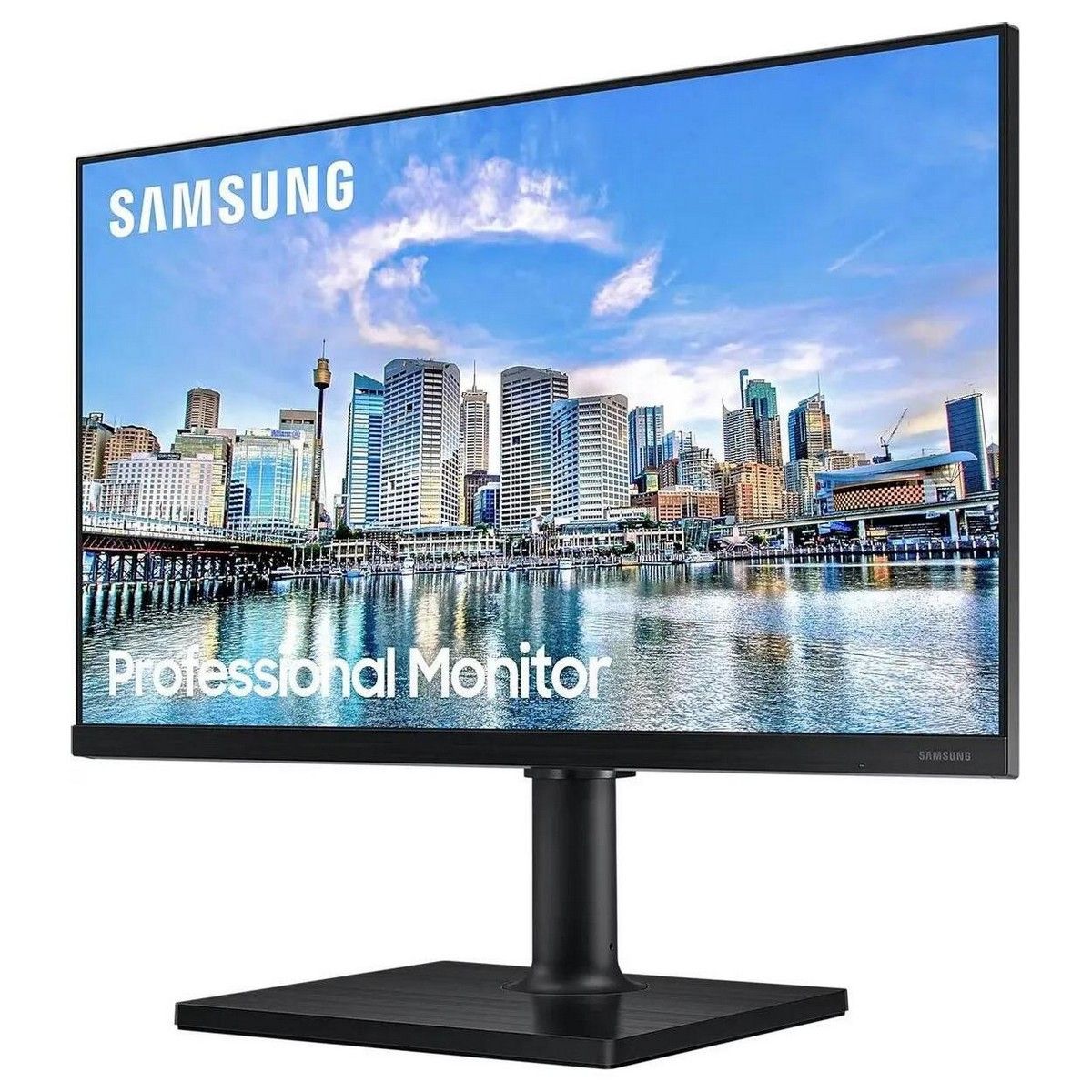 Монитор Samsung 23.8" SAMSUNG F24T450FQI Black (IPS, 1920x1080, HDMI+DP, 5 ms, 178/178, 250 cd/m, 1000:1, Pivot)