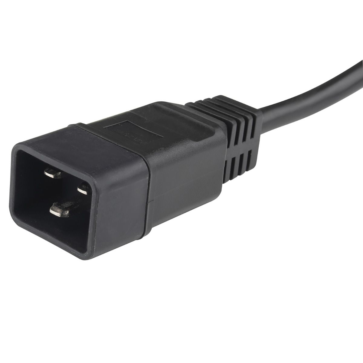 Сетевой кабель Hyperline PWC-IEC19-IEC20-10-BK Кабель питания IEC 320 C19 - IEC 320 C20 (3x1.5), 16A, прямая вилка, 10м, цвет черный, (ПВС-АП-3*1,5-250-C19C20-16-10,0 ГОСТ 30851.1-2002 (МЭК 60320-1:1994))