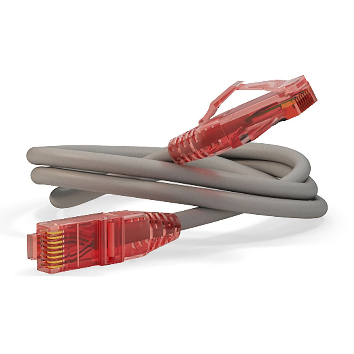 Кабельная сборка Hyperline PC-LPM-UTP-RJ45-RJ45-C5e-1M-LSZH-GY Патч-корд U/UTP, Cat.5e (100% Fluke Component Tested), LSZH, 1м, серый