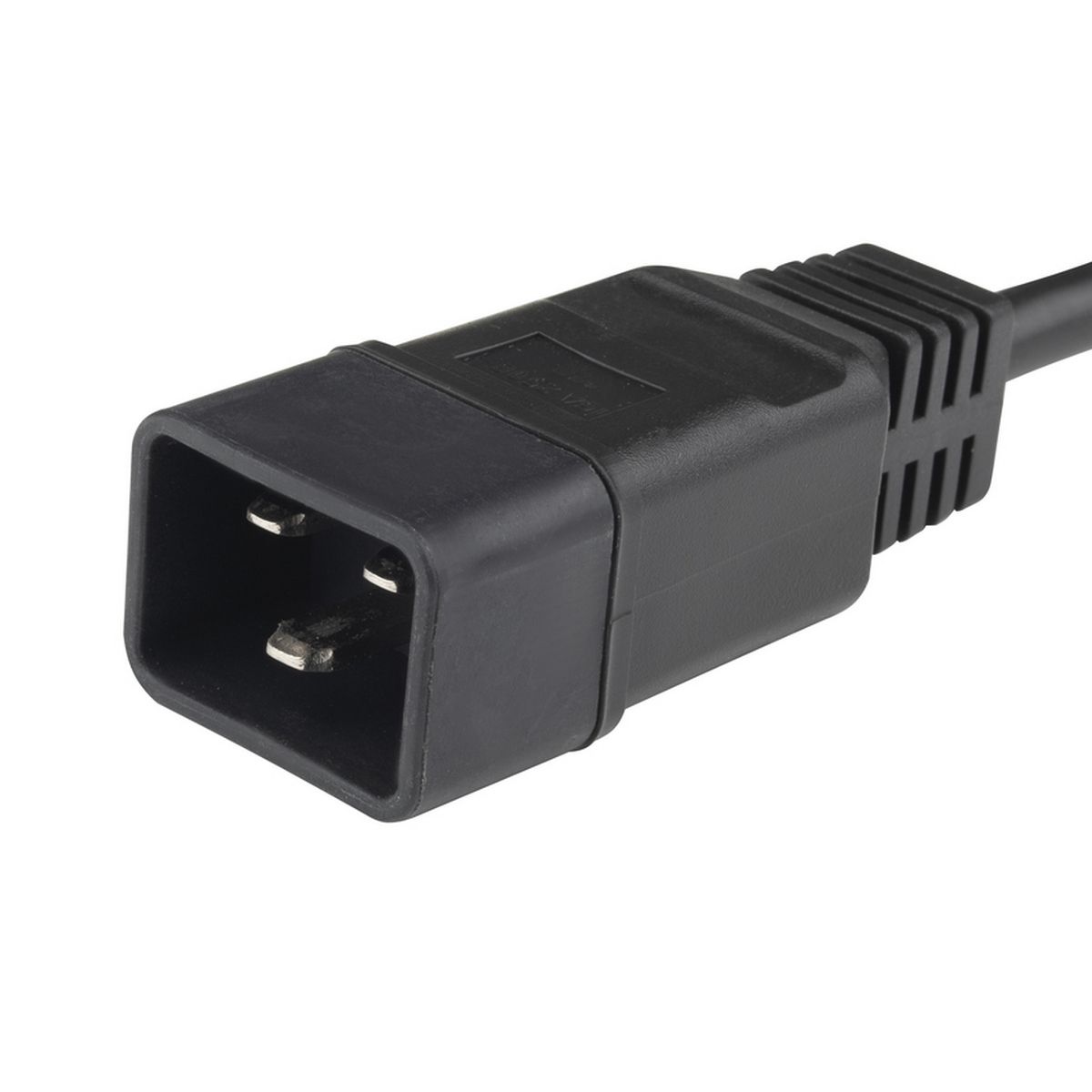 Сетевой кабель Hyperline PWC-IEC19-IEC20-5.0-BK Кабель питания IEC 320 C19 - IEC 320 C20 (3x1.5), прямая вилка, 16A, 5м, цвет черный (ПВС-АП-3*1,5-250-C19C20-16-5,0 ГОСТ 30851.1-2002 (МЭК 60320-1:1994))