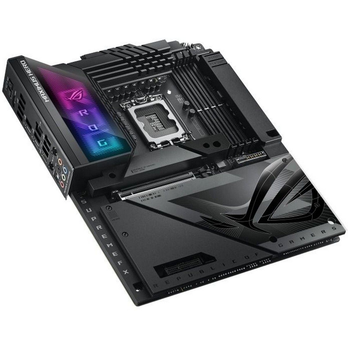 Материнская плата ASUS ROG MAXIMUS Z790 HERO BTF LGA1700 ATX 4xDDR5 PCIEx16 PCIEx4 5xM.2 HDMI 2.5GLAN Wi-Fi 7