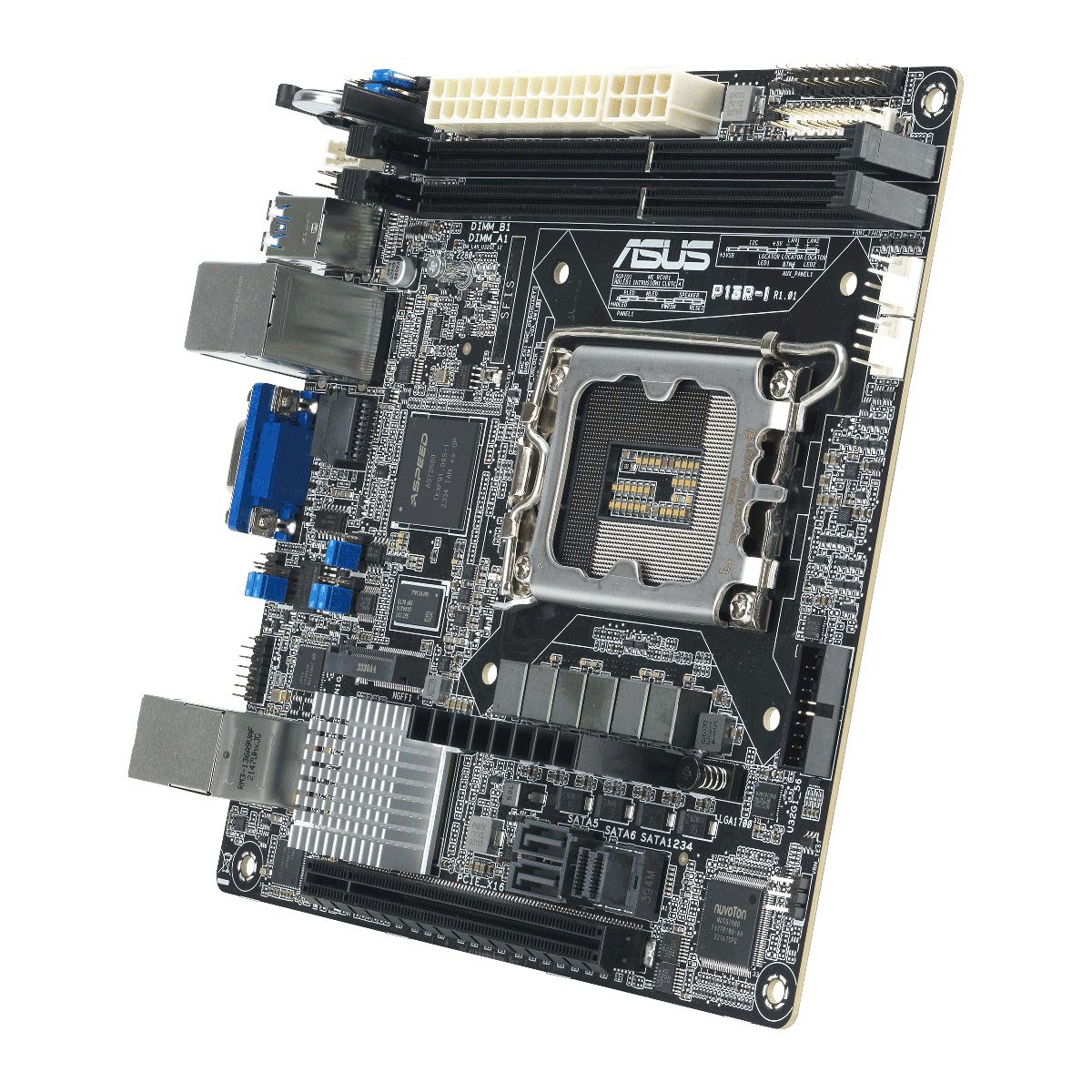 Материнская плата ASUS P13R-I LGA1700 mini-ITX 2хDDR5 PCIEx16 M.2 VGA GLAN (90SB0CR0-M0UAY0)