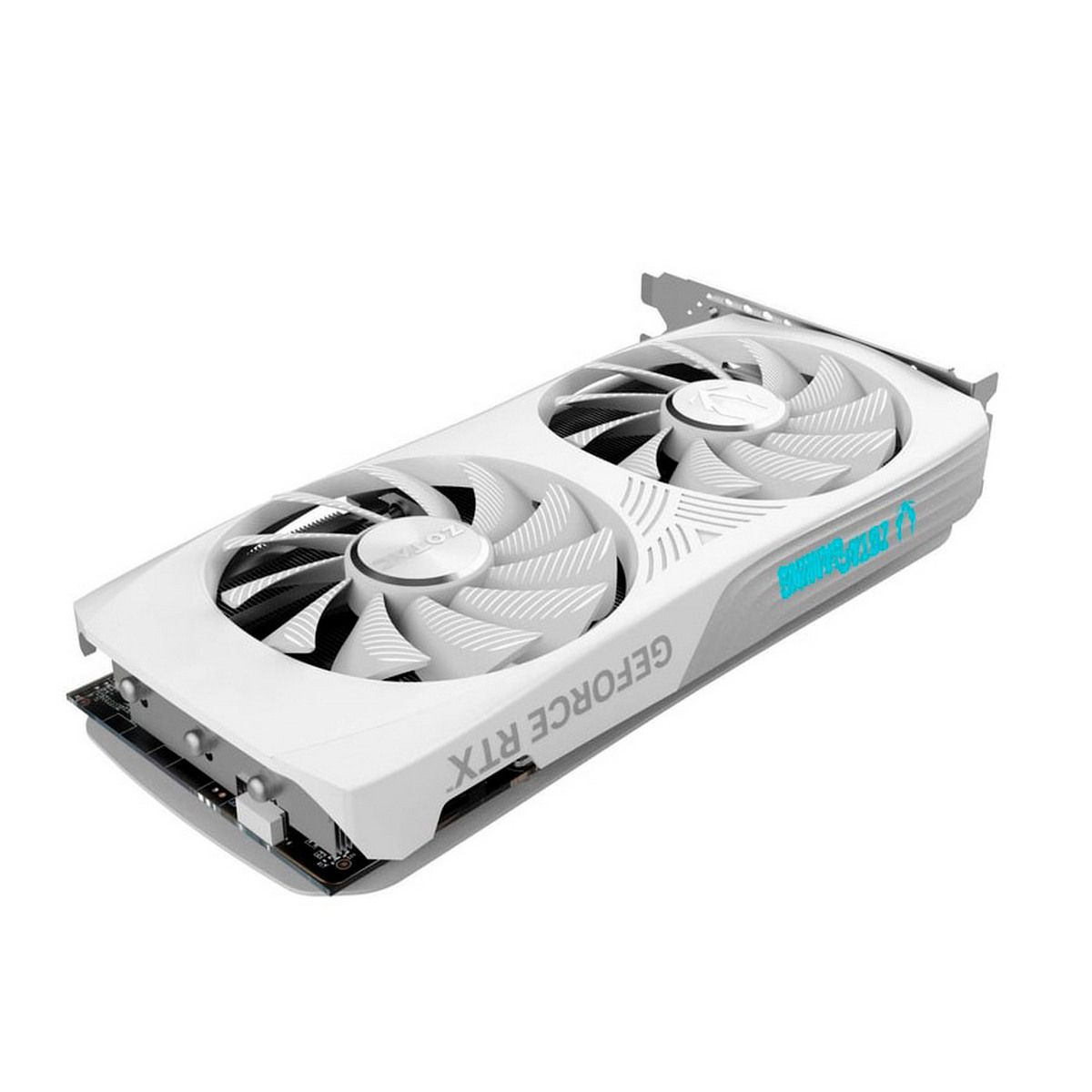 Видеокарта Zotac RTX4070 SUPER ТWIN EDGE ОС WHITE ED 12GB GDDR6X 192bit 3xDP HDMI 2FAN Medium Pack