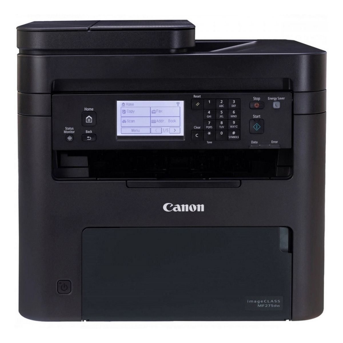 5621C001 - Canon i-SENSYS MF275DW (A4,Printer/Scanner/Copier/FAX/Duplex,  2400x600 dpi, Mono, 29 ppm, 256 Mb, 1200 Mhz , tray 150 pages, LCD (5  строк), USB 2.0, RJ-45,)