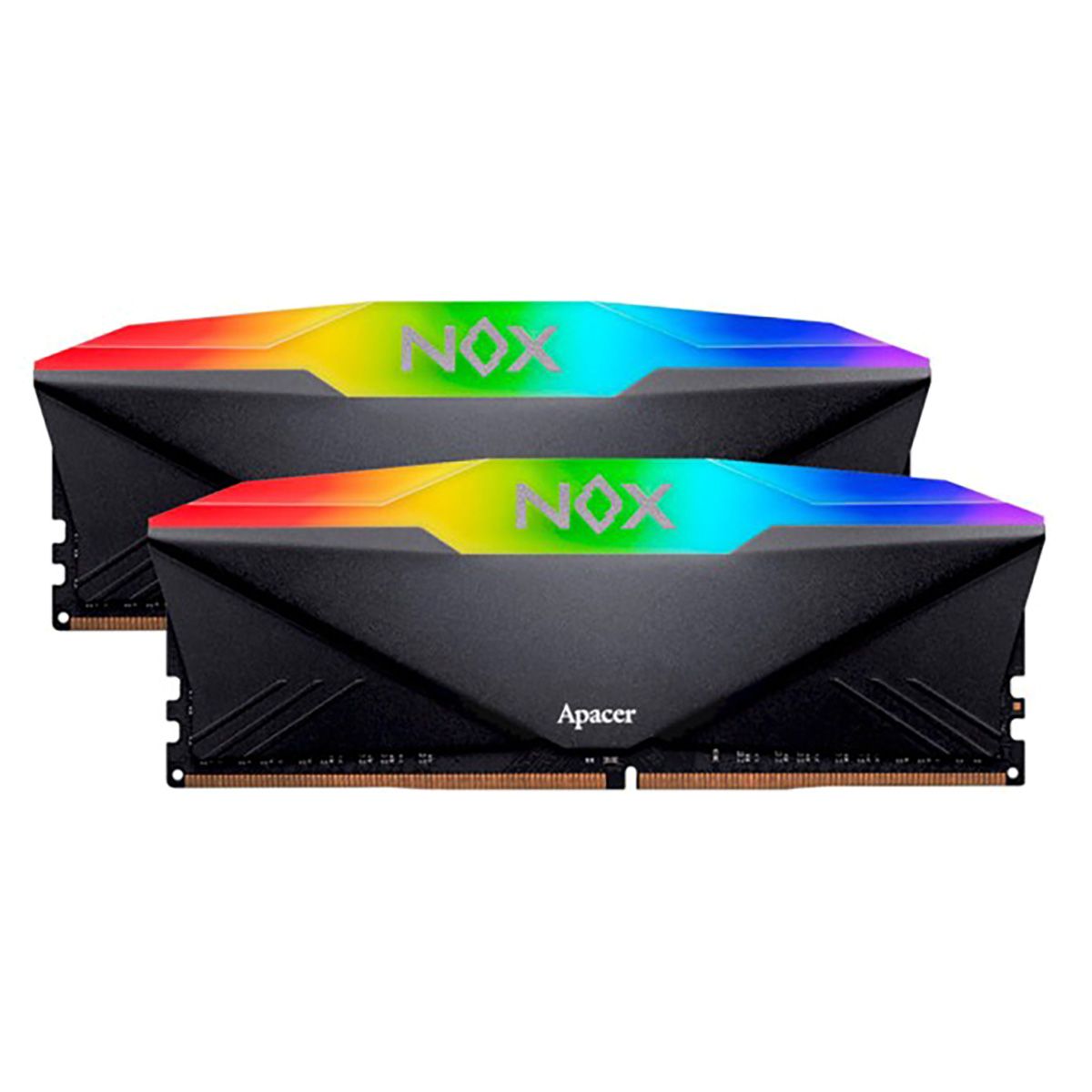 Комплект модулей памяти Apacer 32GB DDR4 3200 DIMM NOX RGB AURA2 w/HS RP-K2 Kit (2x16GB), 1.35V, 1024x8 с доставкой по РФ. Оптовая цена от официального IT Дистрибьютора - 3Logic Group