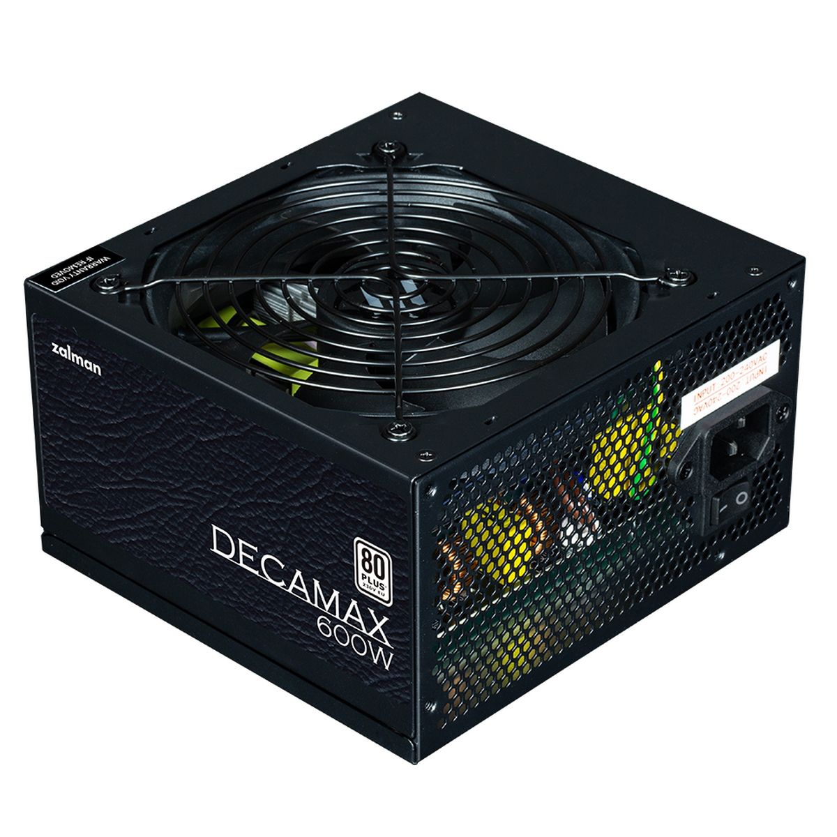 Блок питания Zalman DecaMax 600W 80+ (White), черный