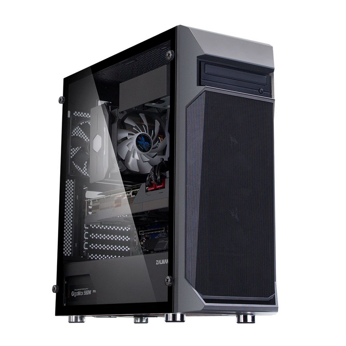 Корпус Zalman Z1 PLUS ATX Mid Tower PC Case, ODD