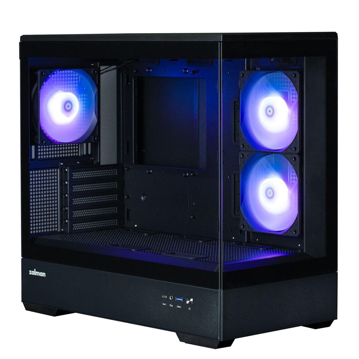 Корпус Zalman mATX Mini Tower PC Case,120mm ARGB Fanx3