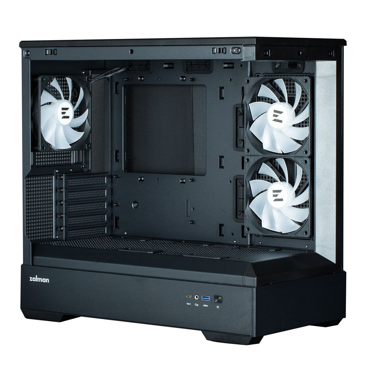 Корпус Zalman mATX Mini Tower PC Case,120mm ARGB Fanx3