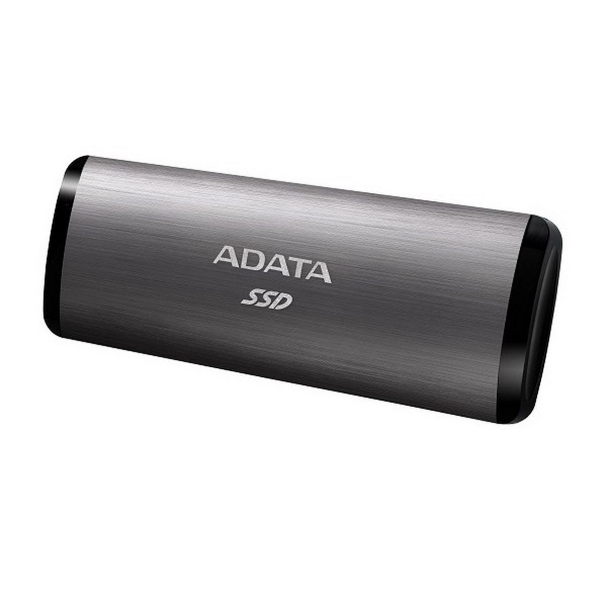 Твердотельный накопитель SSD ADATA SE760 Titan-Gray Externa ASE760-512GU32G2-CTI 512GB 1.8" USB 3.2 Gen 2 Type-C, 1000R, USB 3.2 Type-C to C cable,USB 3.2 Type-C to A cable, Quick Start Guide, RTL (772714)