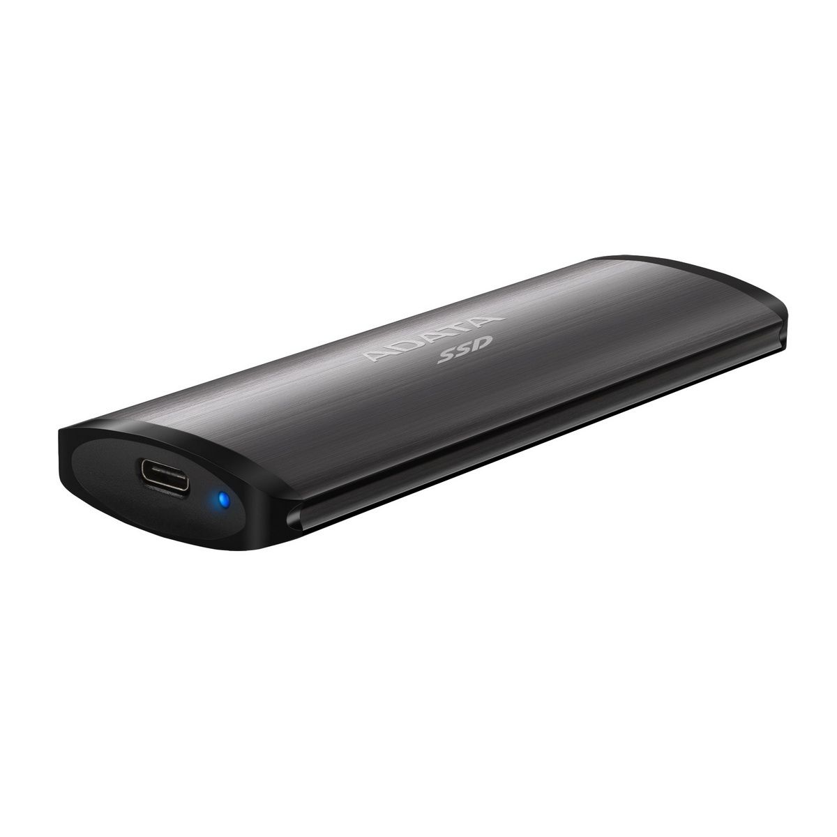 Твердотельный накопитель SSD ADATA SE760 Titan-Gray External ASE760-1TU32G2-CT 1TB 1.8" USB 3.2 Gen 2 Type-C,1000R, USB 3.2 Type-C to C cable,USB 3.2 Type-C to A cable, Quick Start Guide, RTL (772738)