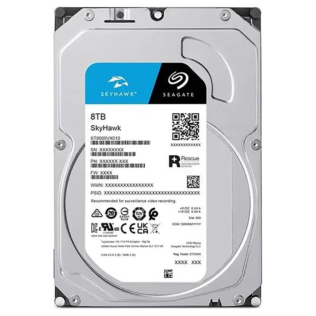 Жесткий диск Seagate SkyHawk Surveillance ST8000VX010 8TB 3.5