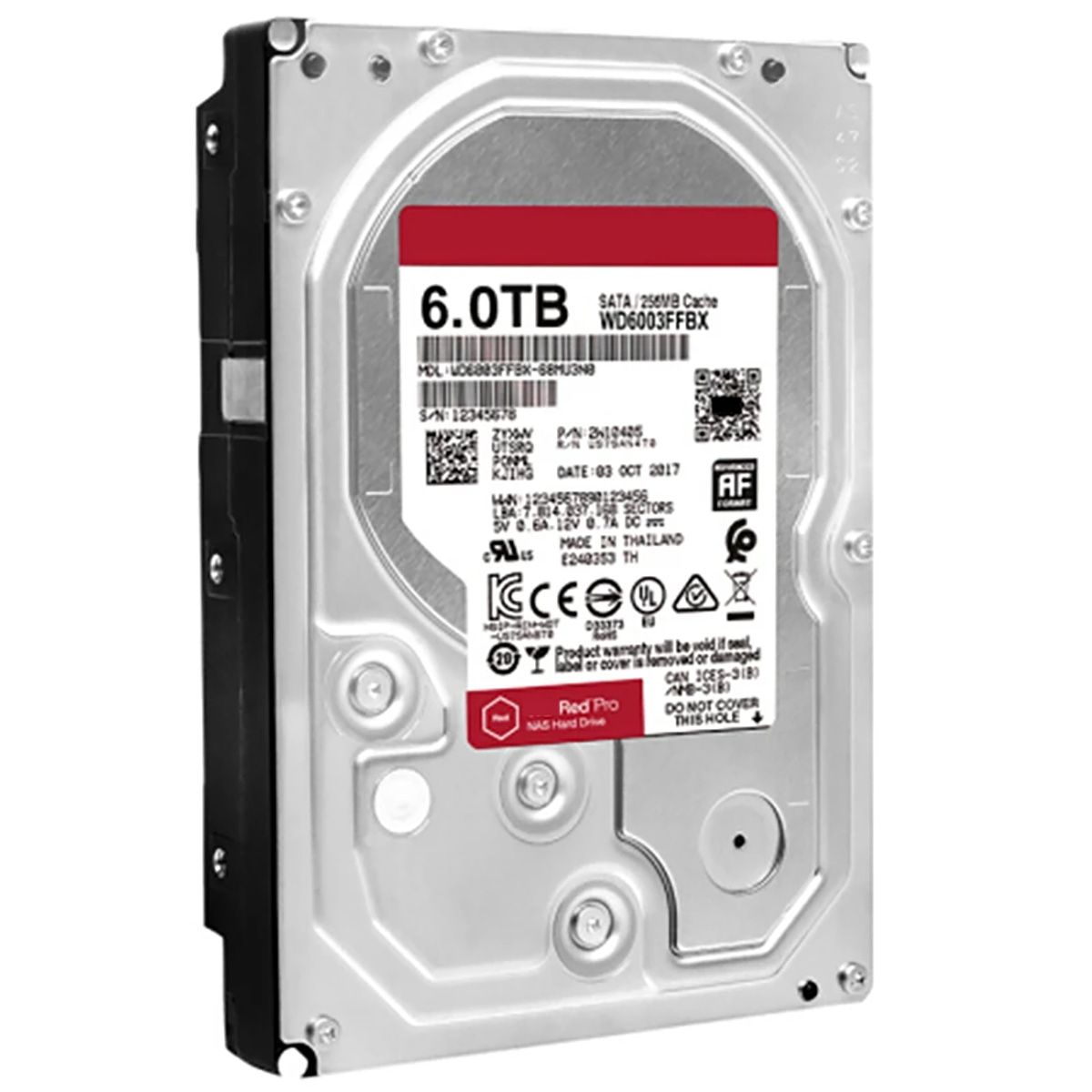 Жесткий диск WD Red Pro 7200 SATA3 6Tb 256Mb