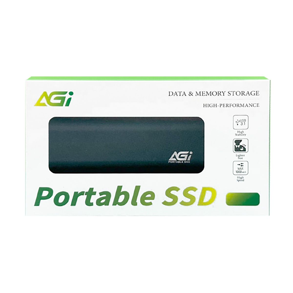 Твердотельный накопитель SSD AGI ED198 1TB USB 3.2 Gen2 Type-C