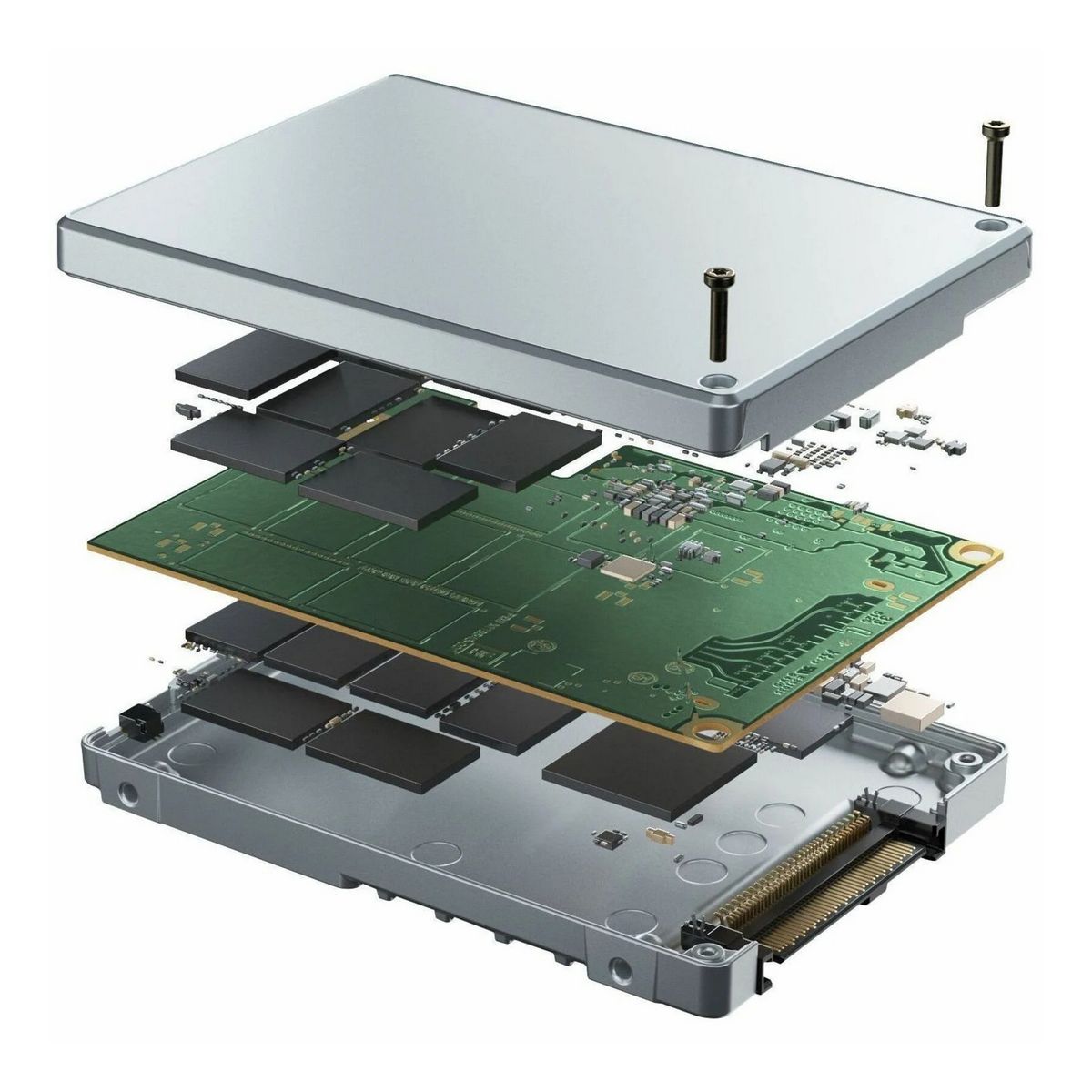 Твердотельный накопитель SSD Intel 2.5" U.2 SSD 1.92TB D7-P5520PCIe Gen4x4 with NVMe, 7100/4200, IOPS 110/100K, TLC (SSDPF2KX019T1M1)