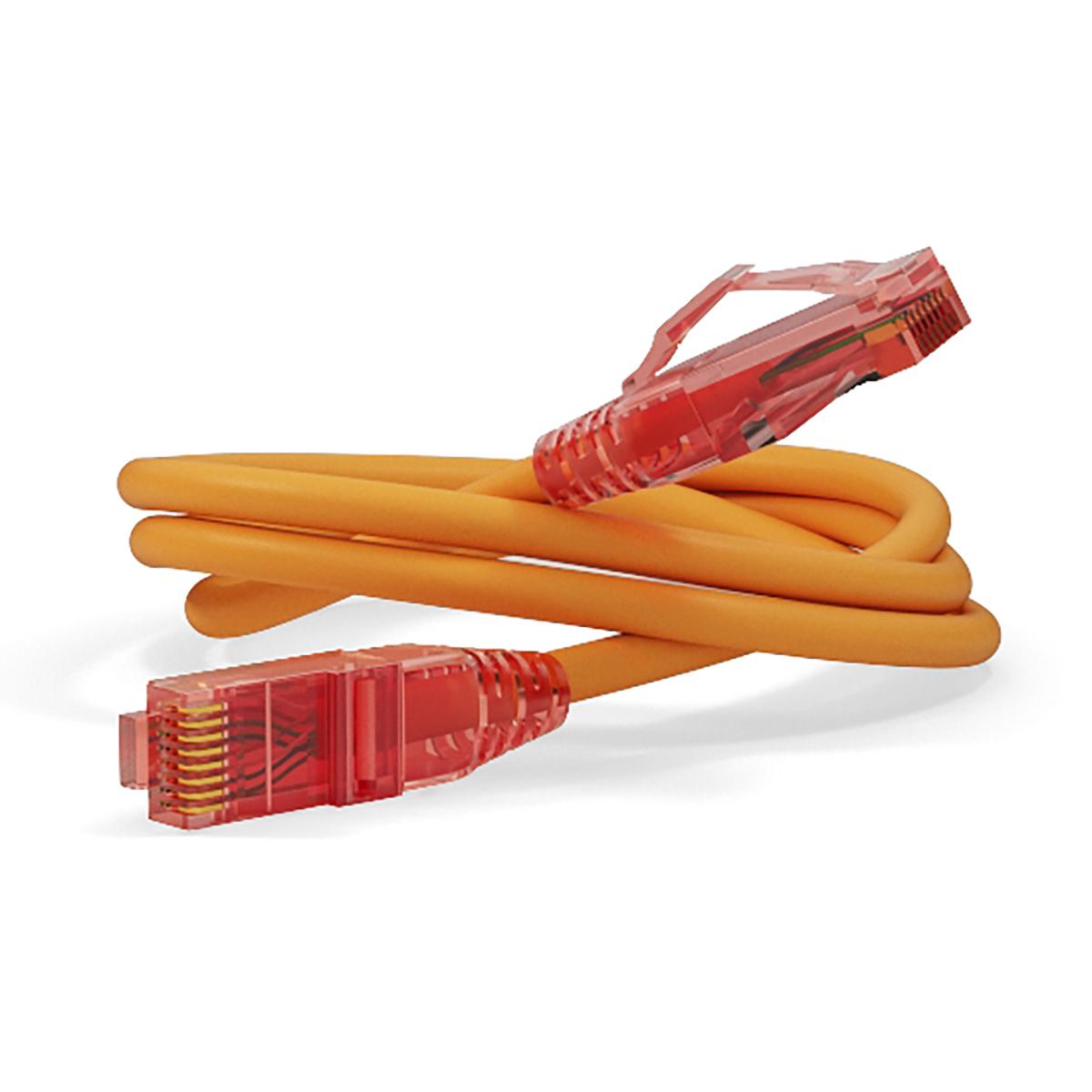 Кабельная сборка Hyperline PC-LPM-UTP-RJ45-RJ45-C5e-0.5M-LSZH-OR Патч-корд U/UTP, Cat.5e (100% Fluke Component Tested ), LSZH, 0.5м, оранжевый