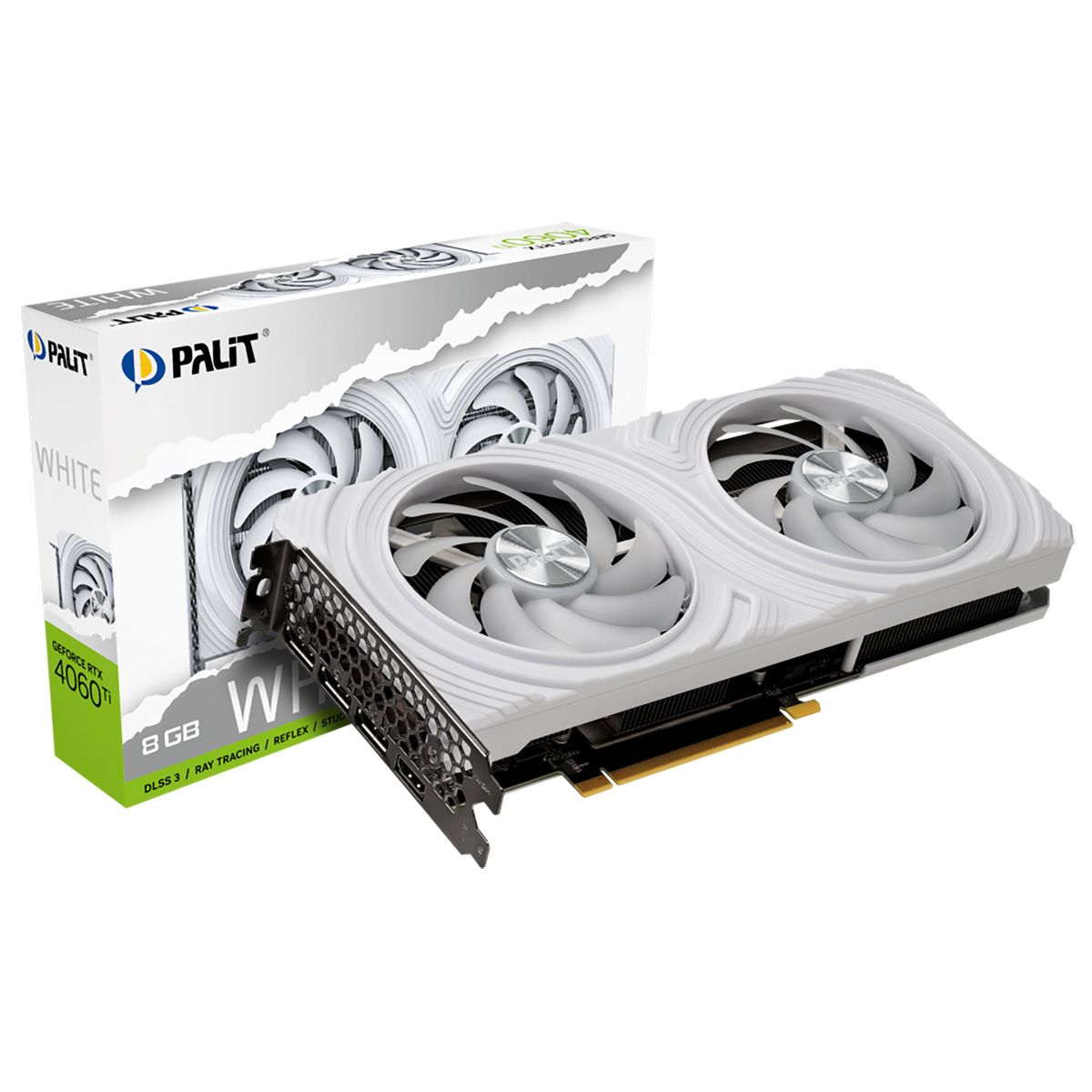 PALIT GeForce RTX 4060ti 8GBホワイト 【公式通販】