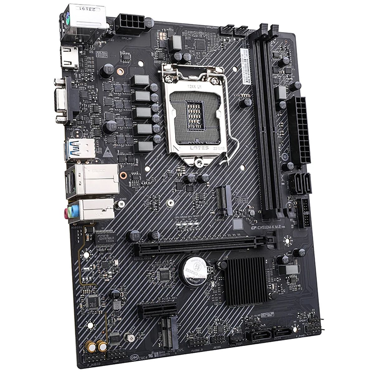 Материнская плата Colorful CH510M-K M.2 V20 H510, LGA1200, 2*DDR4, 1*PCIEx16, 1*PCIEx1, 1*M.2, 6*USB3.2Gen1, 6*USB2.0, 4*SATA3.0, 1G, VGA, HDMI, M-ATX, RTL