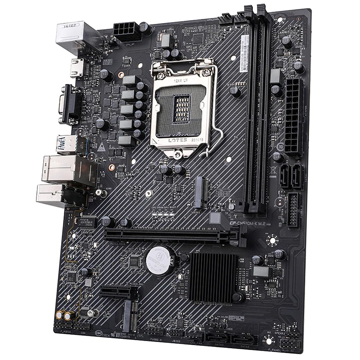Материнская плата Colorful CH510M-K M.2 V20 H510, LGA1200, 2*DDR4, 1*PCIEx16, 1*PCIEx1, 1*M.2, 6*USB3.2Gen1, 6*USB2.0, 4*SATA3.0, 1G, VGA, HDMI, M-ATX, RTL