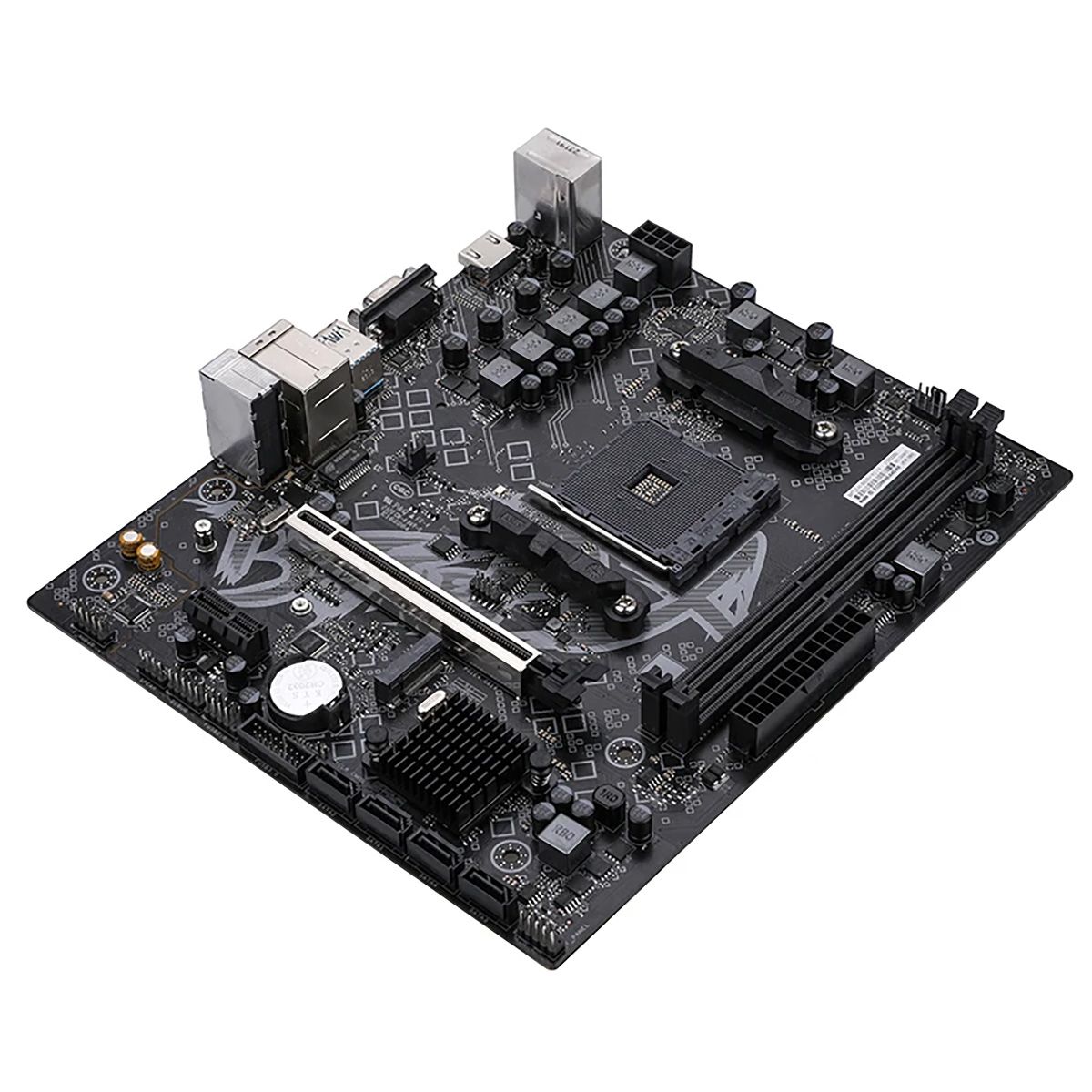 Материнская плата Colorful BATTLE-AX B450M-K M.2 V14 B450, AM4, 2*DDR4, 1*PCIEx16, 1*PCIEx1, 1*M.2, 6*USB3.2Gen1, 4*USB2.0, 4*SATA3.0, 1G, VGA, HDMI, M-ATX, RTL