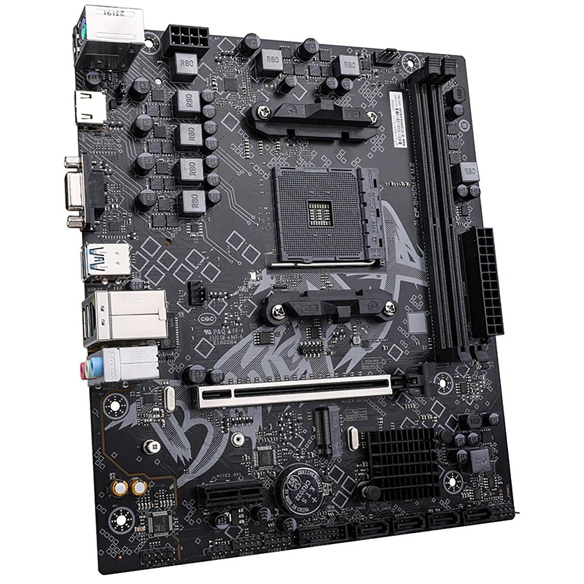 Материнская плата Colorful BATTLE-AX B450M-K M.2 V14 B450, AM4, 2*DDR4, 1*PCIEx16, 1*PCIEx1, 1*M.2, 6*USB3.2Gen1, 4*USB2.0, 4*SATA3.0, 1G, VGA, HDMI, M-ATX, RTL