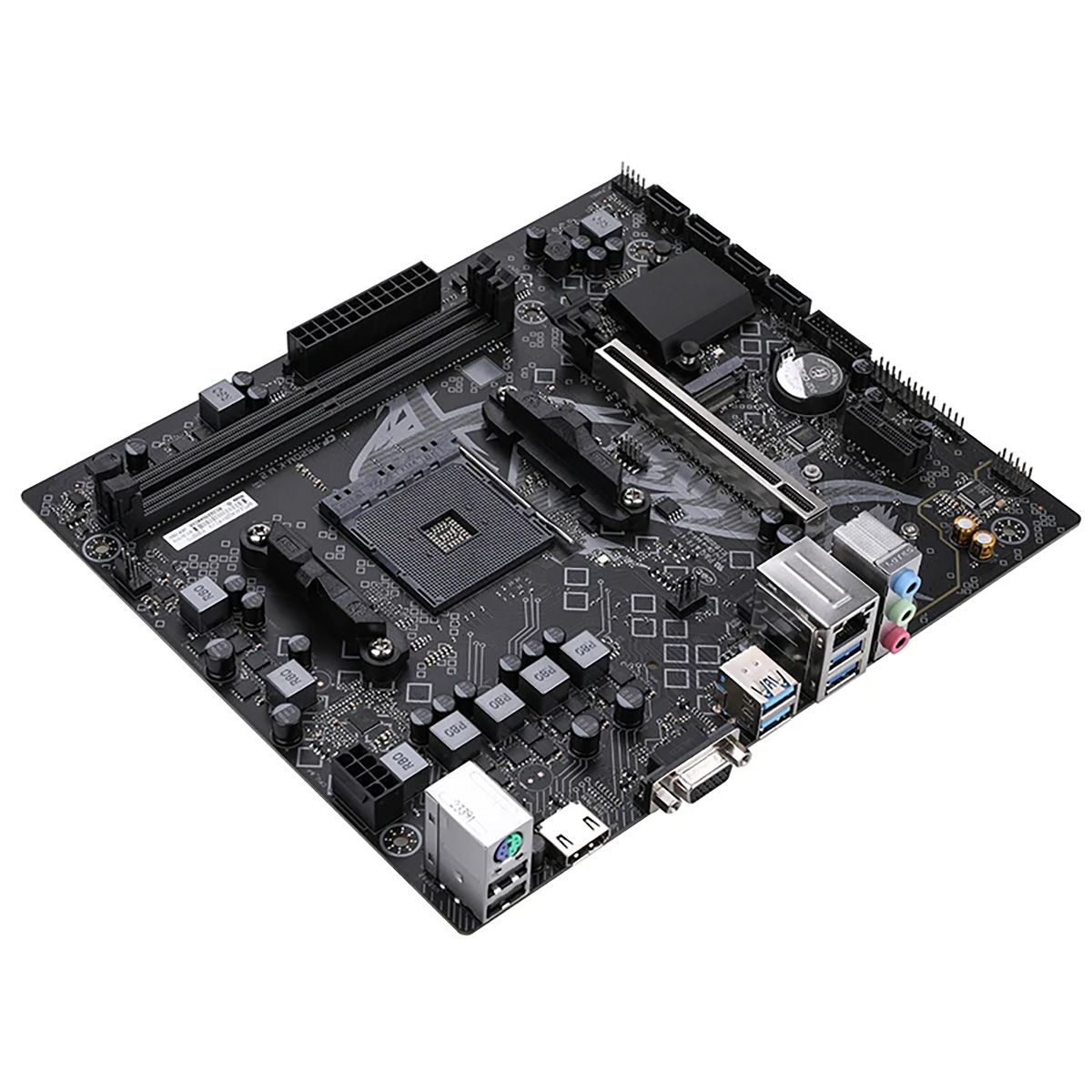Материнская плата Colorful BATTLE-AX A520M-K M.2 V14 A520, AM4, 2*DDR4, 1*PCIEx16, 1*PCIEx1, 1*M.2, 6*USB3.2Gen1, 4*USB2.0, 4*SATA3.0, 1G, VGA, HDMI, M-ATX, RTL