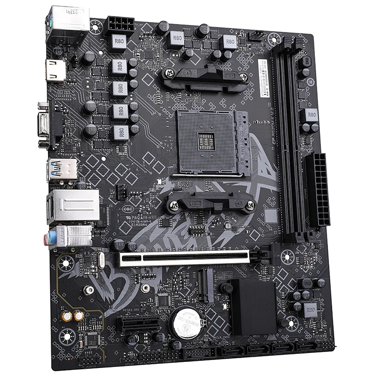 Материнская плата Colorful BATTLE-AX A520M-K M.2 V14 A520, AM4, 2*DDR4, 1*PCIEx16, 1*PCIEx1, 1*M.2, 6*USB3.2Gen1, 4*USB2.0, 4*SATA3.0, 1G, VGA, HDMI, M-ATX, RTL