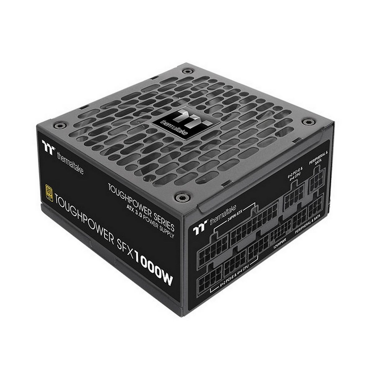 Блок питания Thermaltake Toughpower SFX 1000W PS-STP-1000FNFAGE-1 /Fully Modular/Non Light/Full Range/Analog/80 Plus Gold/EU/100% JP CAP/All Flat Cables/Gen 5