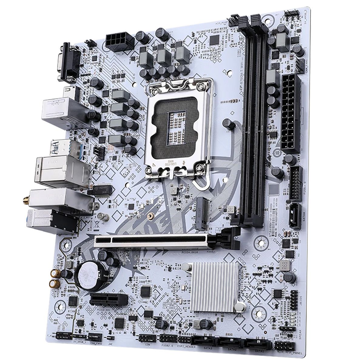 Материнская плата Colorful BATTLE-AX B760M-T WIFI V20 B760, LGA1700, 2*DDR4, 1*PCIEx16, 1*PCIEx1, 1*M.2, 6*USB3.2Gen1, 4*USB2.0, 4*SATA3.0, 1G, VGA, HDMI, M-ATX, RTL