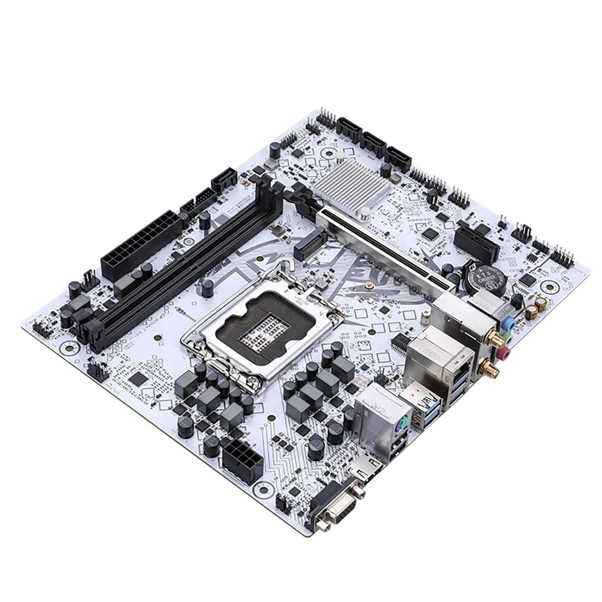 Материнская плата Colorful BATTLE-AX B760M-T WIFI V20 B760, LGA1700, 2*DDR4, 1*PCIEx16, 1*PCIEx1, 1*M.2, 6*USB3.2Gen1, 4*USB2.0, 4*SATA3.0, 1G, VGA, HDMI, M-ATX, RTL