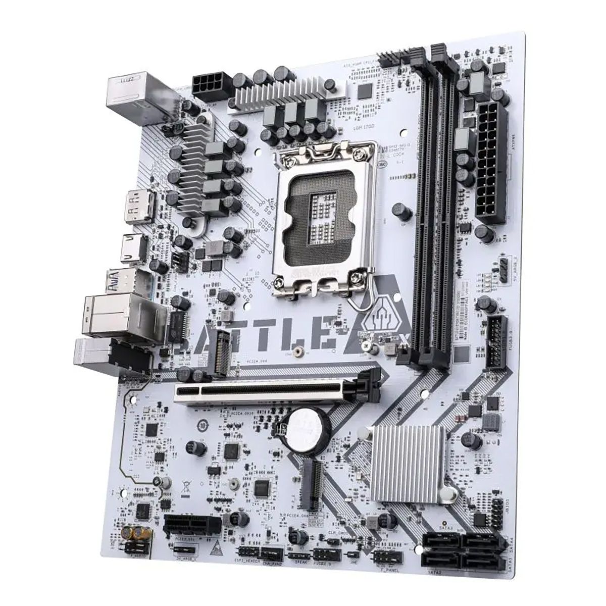 Материнская плата Colorful BATTLE-AX B760M-T PRO V20 B760, LGA1700, 2*DDR4, 1*PCIEx16, 1*PCIEx1, 2*M.2, 6*USB3.2Gen1, 4*USB2.0, 4*SATA3.0, 2.5G, DP, HDMI, M-ATX, RTL