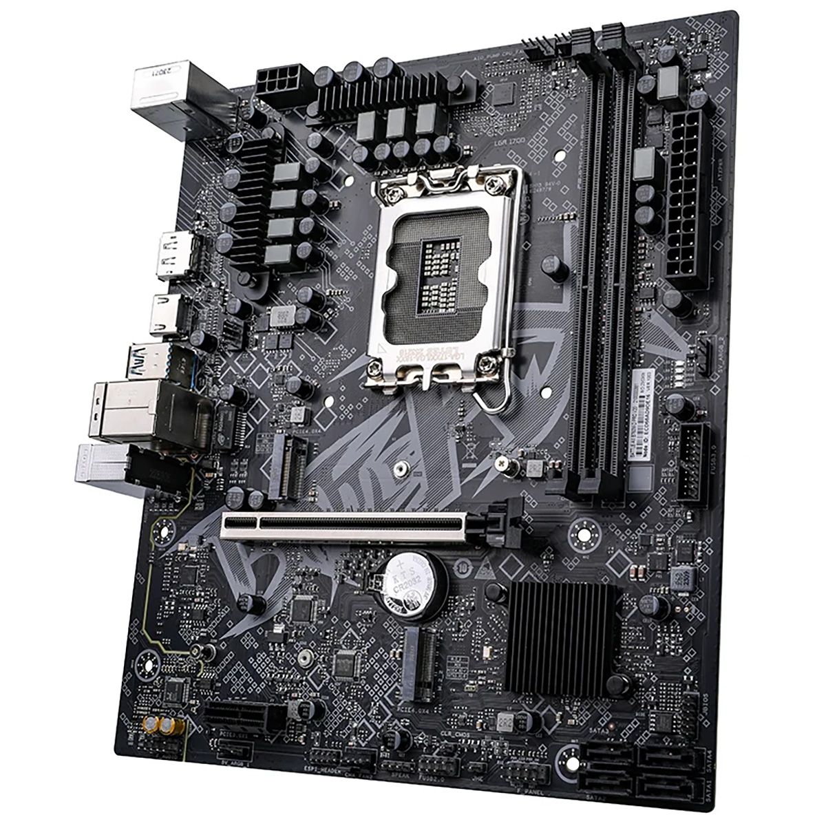 Материнская плата Colorful BATTLE-AX B760M-D PRO V20 B760, LGA1700, 2*DDR4, 1*PCIEx16, 1*PCIEx1, 2*M.2, 6*USB3.2Gen1, 4*USB2.0, 4*SATA3.0, 2.5G, DP, HDMI, M-ATX, RTL
