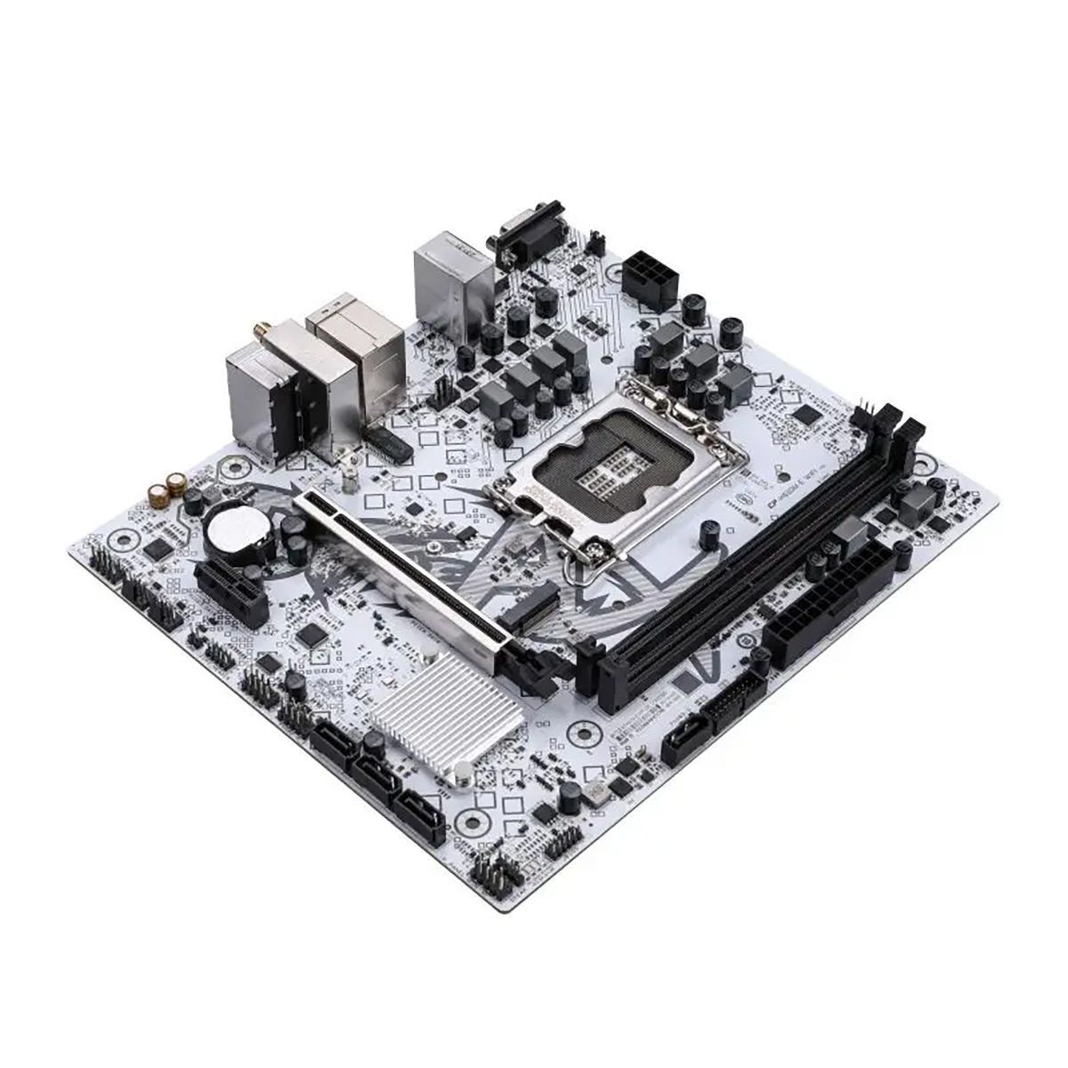 Материнская плата Colorful BATTLE-AX H610M-E WIFI V20 H610, LGA1700, 2*DDR4, 1*PCIEx16, 1*PCIEx1, 1*M.2, 4*USB3.2Gen1, 6*USB2.0, 4*SATA3.0, 1G, VGA, HDMI, M-ATX, RTL