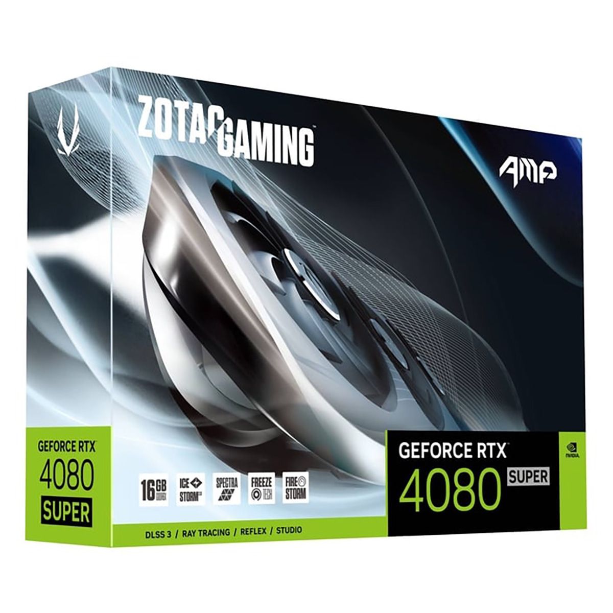 Видеокарта Zotac RTX 4080 SUPER AMP 16GB GDDR6X 256bit 3xDP HDMI Premium Pack