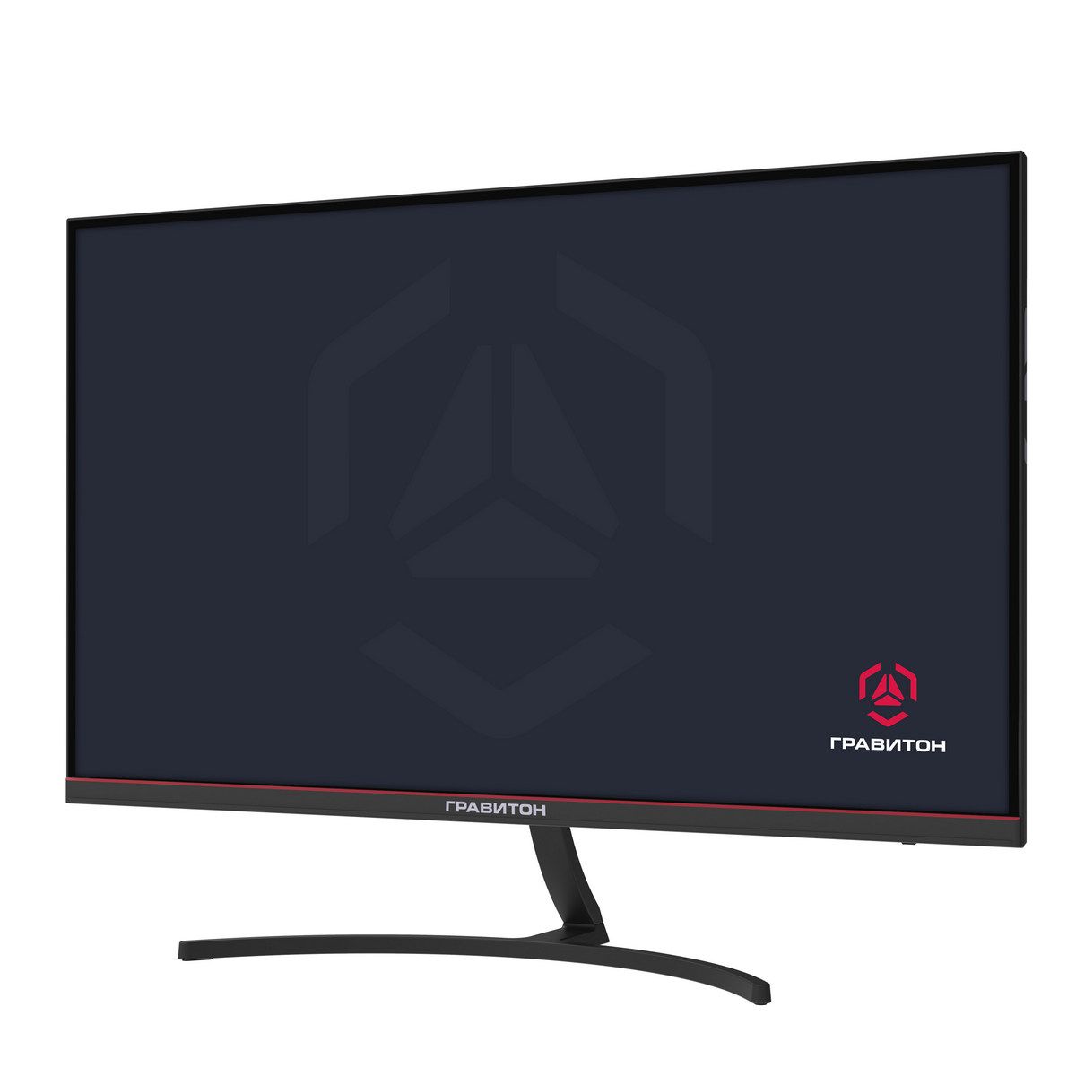 Монитор 27' ГРАВИТОН МН27А IPS 1920x1080, 75 Гц, 5 мс, 16:9, 300 кд/м², HDMI 2.0, DP 1.2, VGA, 3.5 Jack, FreeSync, Adaptive-Sync, динамики (2x3 Вт), черный, фото2