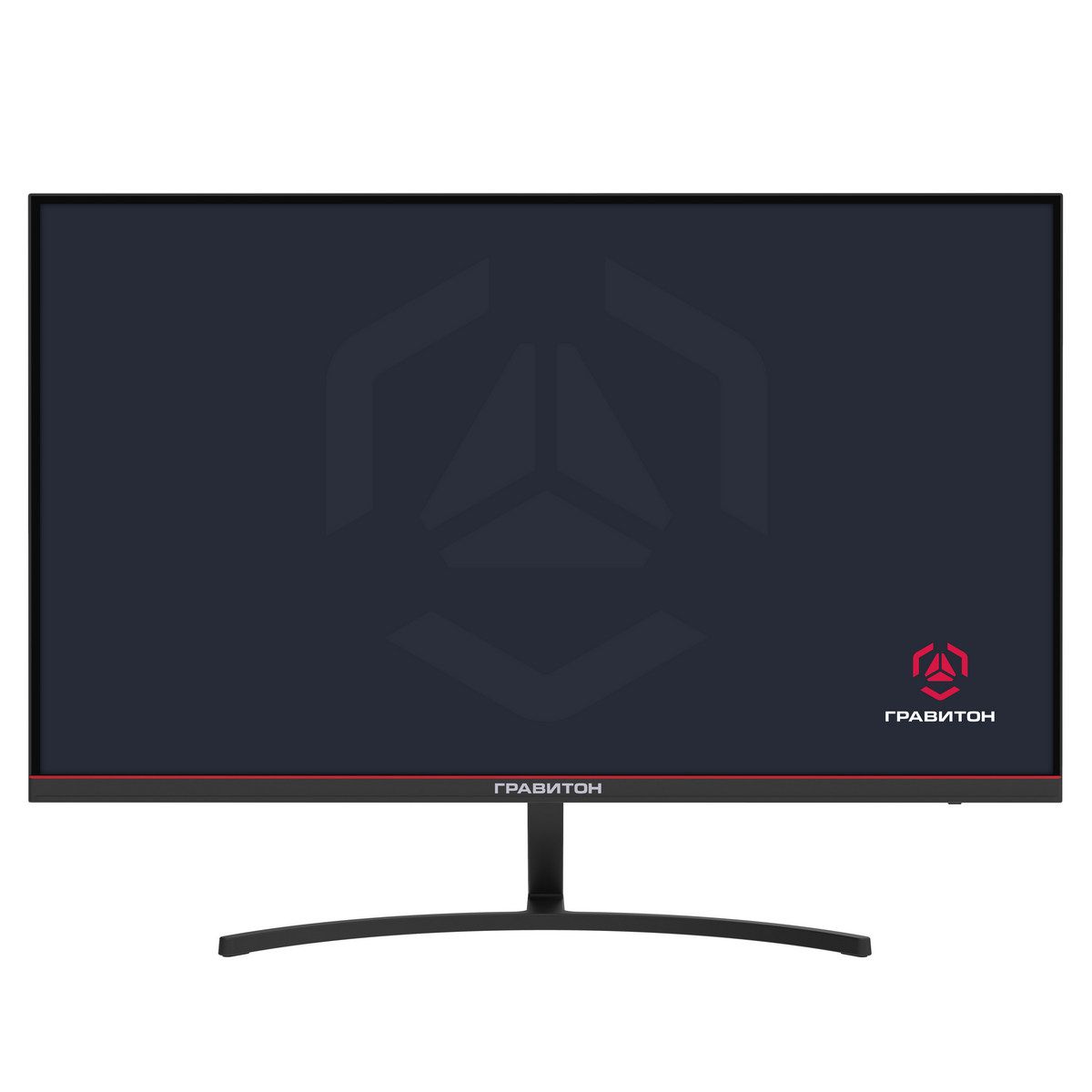 Монитор 27' ГРАВИТОН МН27А IPS 1920x1080, 75 Гц, 5 мс, 16:9, 300 кд/м², HDMI 2.0, DP 1.2, VGA, 3.5 Jack, FreeSync, Adaptive-Sync, динамики (2x3 Вт), черный
