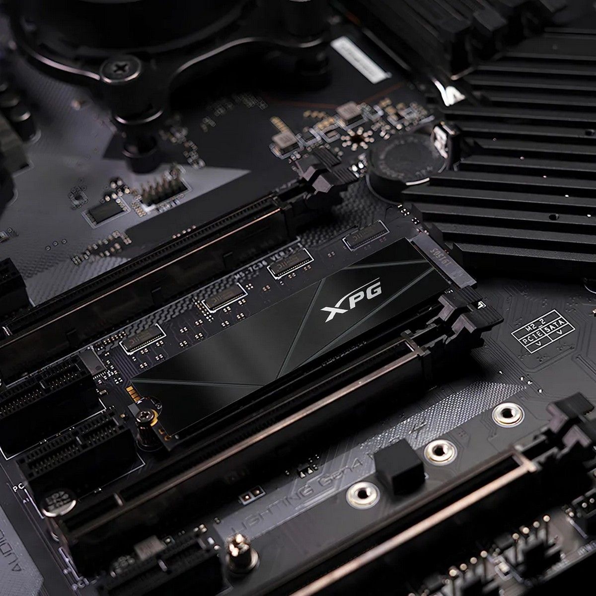 Твердотельный накопитель SSD ADATA M.2 2280 500GB XPG GAMMIX S50 Core PCIe Gen4x4 with NVMe 3500/2200, MTBF 1.5M, 3D ТLC NAND, 300TBW