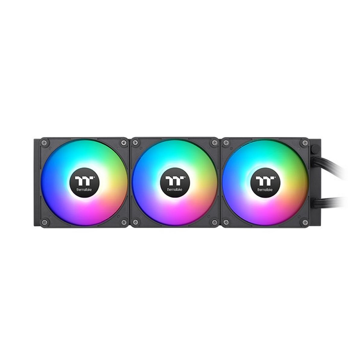 Жидкостная система охлаждения Thermaltake CL-W417-PL14SW-A All-In-One Liquid Cooler System/ARGB Fan 140*3/PWM 500-1800 rpm/Water Block 2.1 inch LCD
