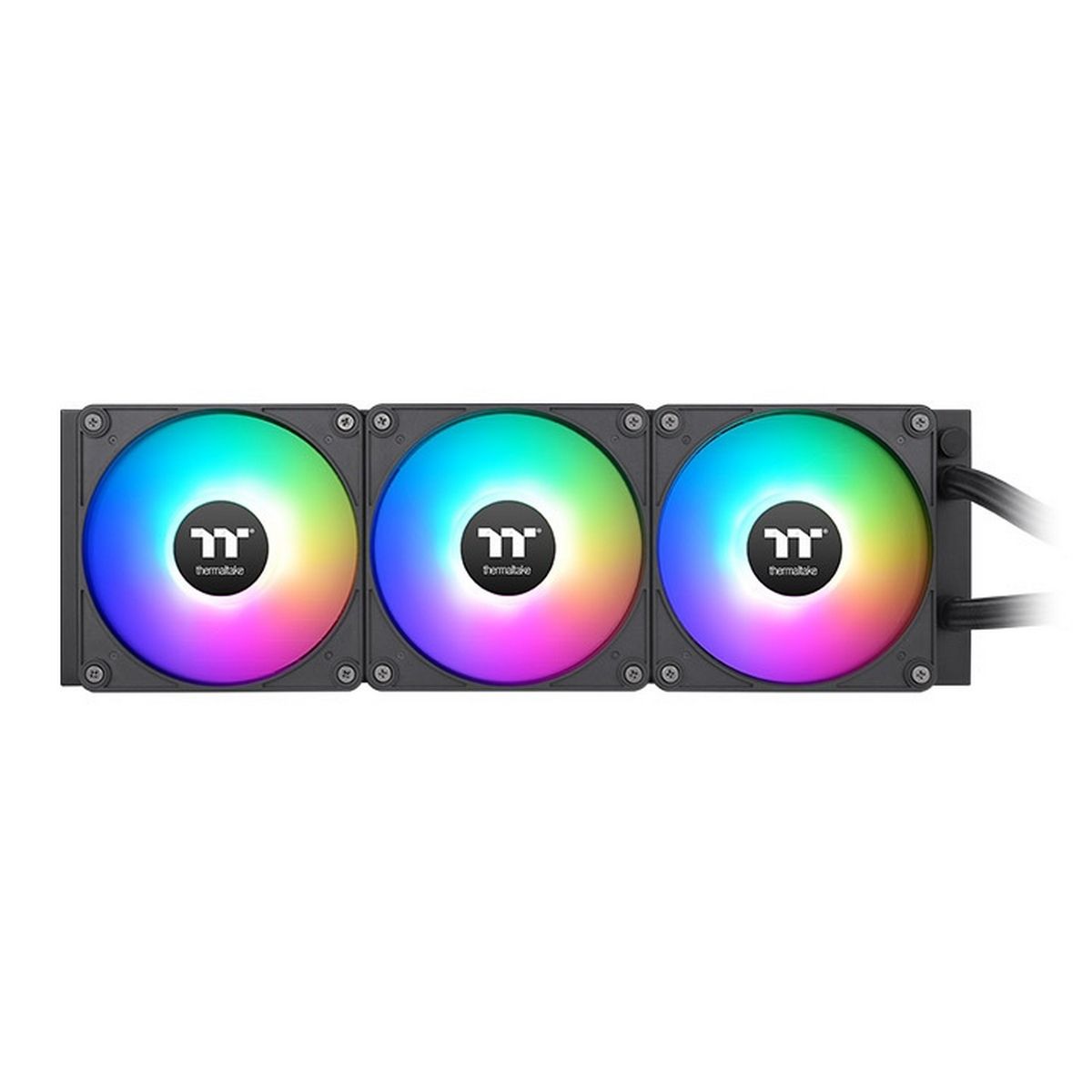 Жидкостная система охлаждения Thermaltake CL-W415-PL12SW-A All-In-One Liquid Cooler System/ARGB Fan 120*3/PWM 500-1500 rpm/Water Block 2.1 inch LCD