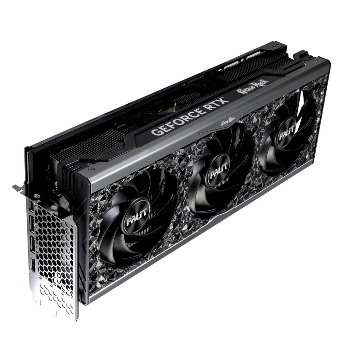 Видеокарта Palit RTX4070Ti SUPER GAMEROCK OMNIBLACK 16GB GDDR6X 256bit 3xDP HDMI 3FAN RTL