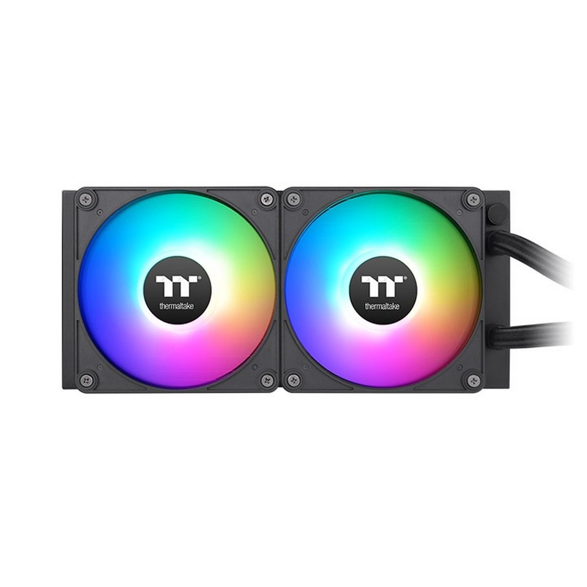 Жидкостная система охлаждения Thermaltake CL-W416-PL14SW-A All-In-One Liquid Cooler System/ARGB Fan 140*2/PWM 500-1800 rpm/Water Block 2.1 inch LCD