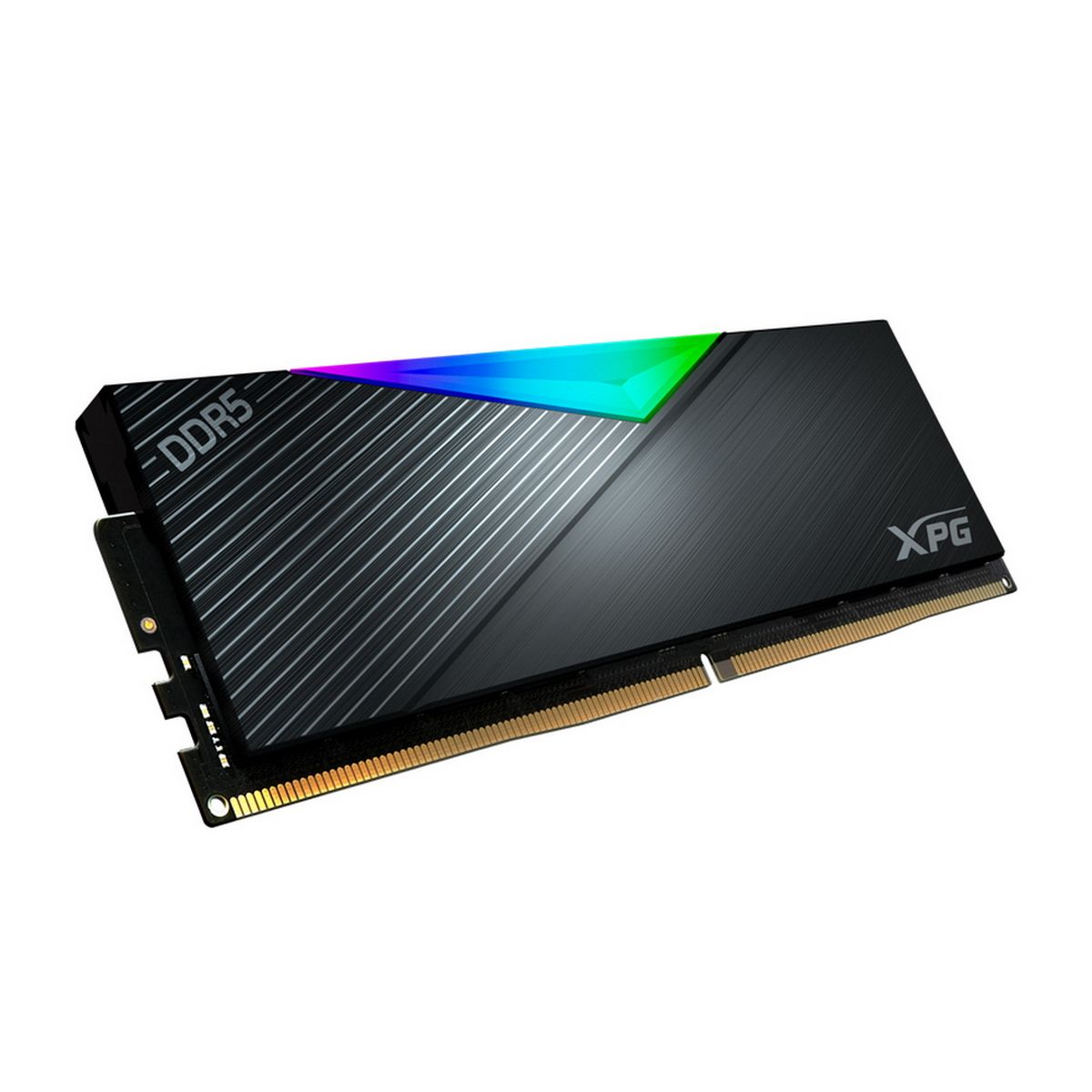 Комплект модулей памяти ADATA 32GB DDR5 5200 DIMM XPG Lancer Black RGB Gaming Memory AX5U5200C3816G-DCLARBK Non-ECC, CL38, AX5U5200C3816G-DCLARBK 1.25V, Heat Shield, Kit (2x16GB), RTL (936776)