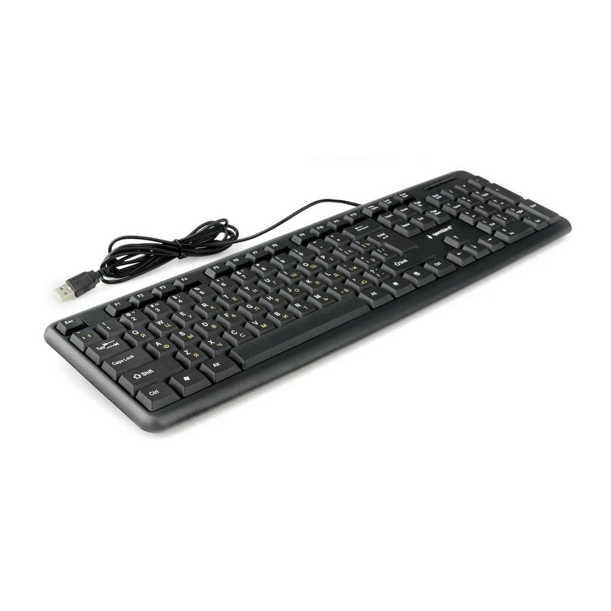 Клавиатура Gembird Клавиатура Gembird KB-8320UXL-BL черная, 104 клавиши, USB кабель 2м