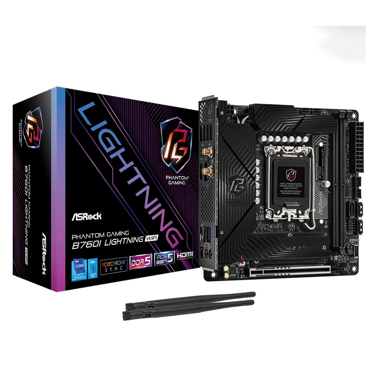Материнская плата ASRock B760I LIGHTNING WIFI, RTL