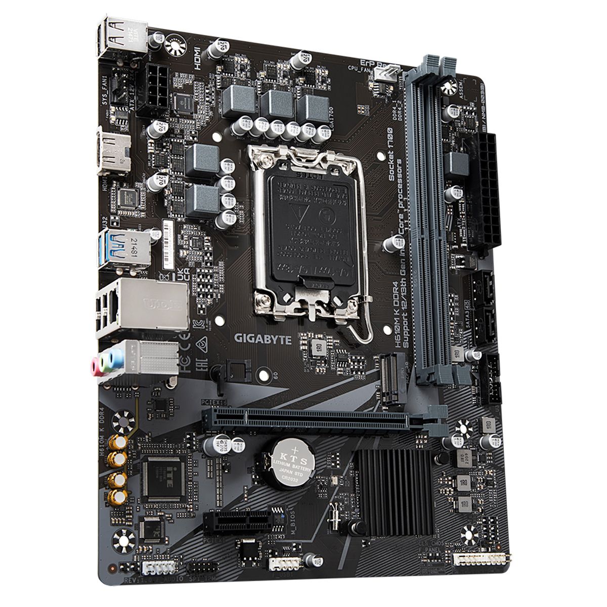 Материнская плата Gigabyte H610M K DDR4 RTL
