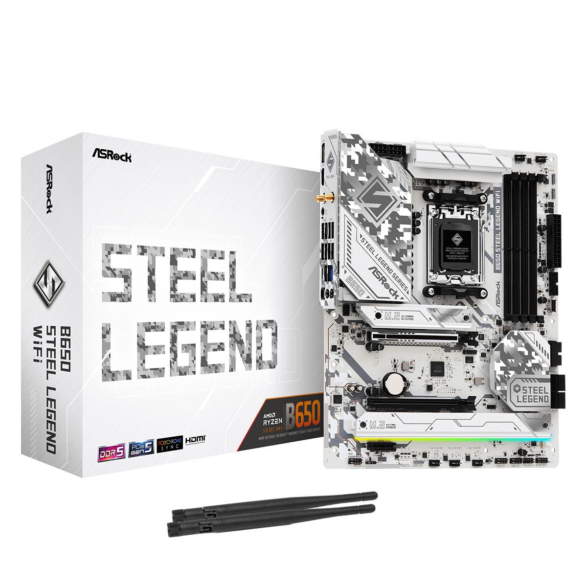 Материнская плата ASRock B650 STEEL LEGEND WIFI, RTL
