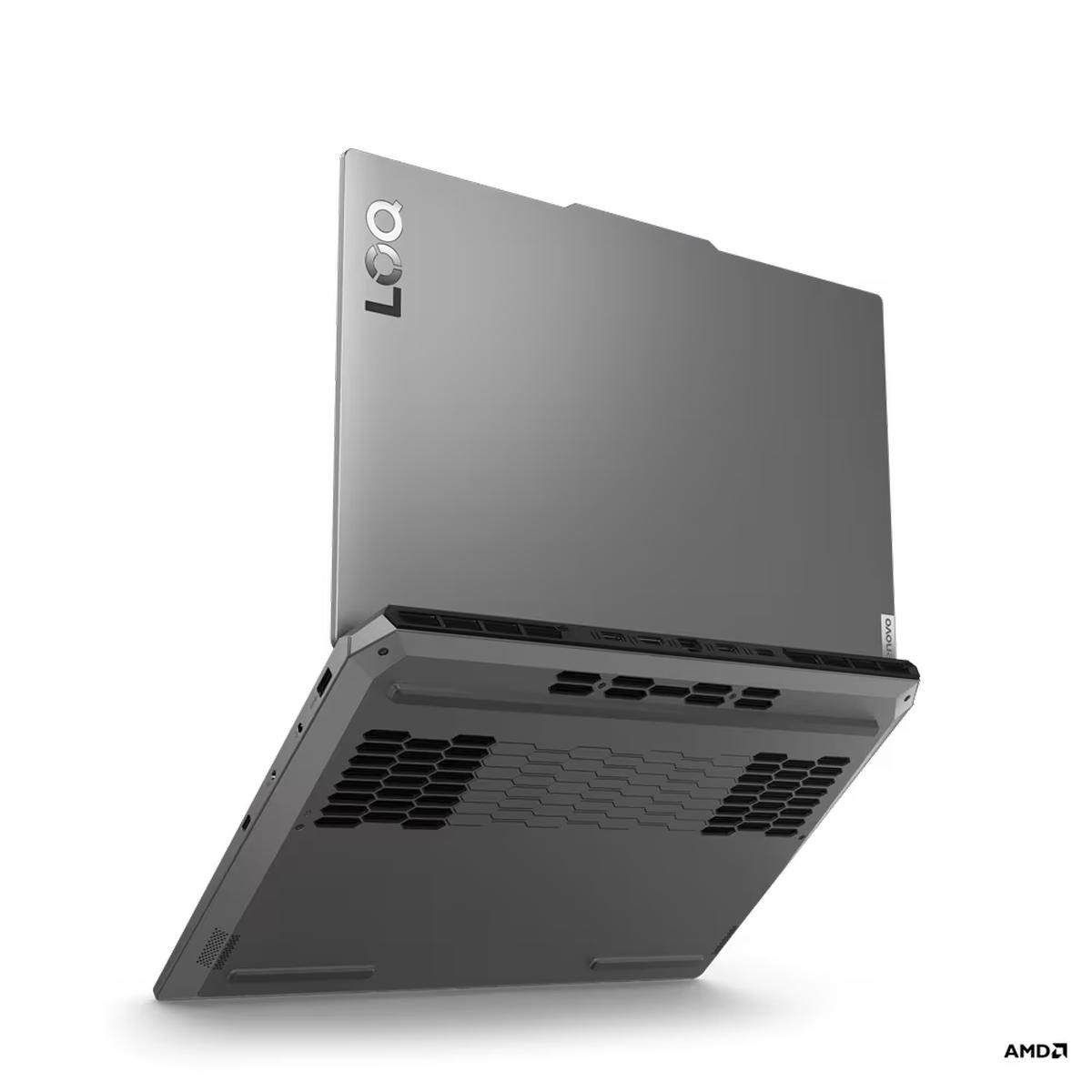 Ноутбук Lenovo LOQ 15ARP9 Ryzen 7 7435HS/16Gb/SSD512Gb/RTX 4050 6Gb/15.6"/IPS/FHD/NoOs/grey (83JC005JRK)